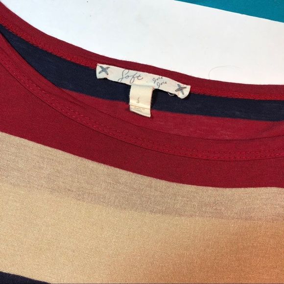 Soft Joie Long Sleeved Nautical Striped Top - Picture 6 of 8